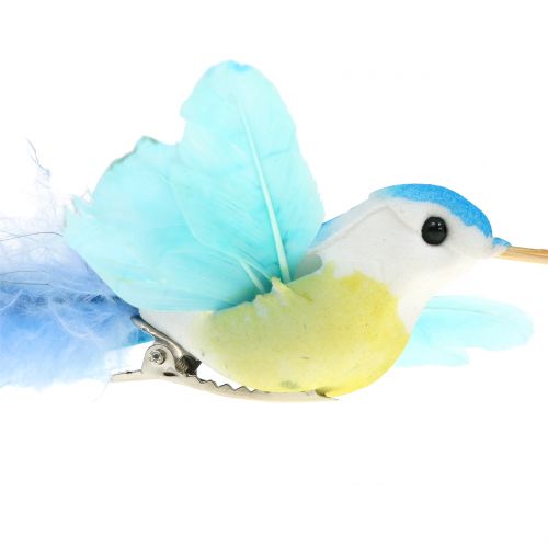Floristik24 Surtido Kolibri en el clip 17cm 12pcs
