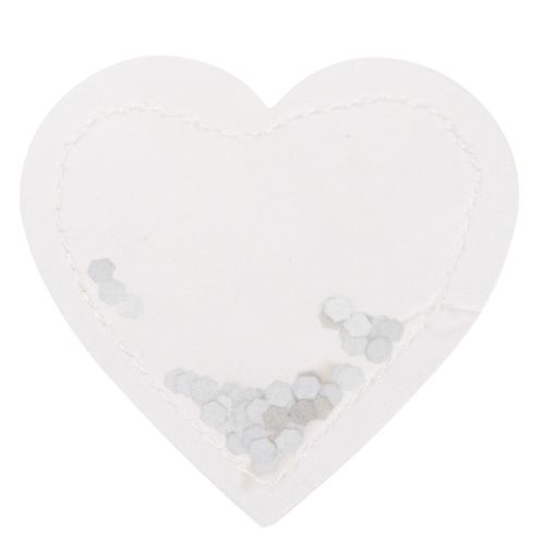 Artículo Corazón de confeti de 5 cm, 24 unidades