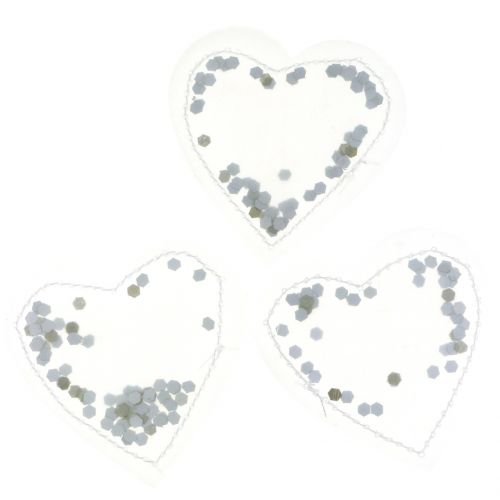 Floristik24 Confeti corazón 5cm 24pcs