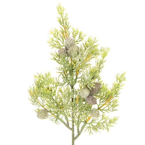 Rama de conífera artificial con piñas como decoración de mesa artificial, 39 cm, 4 piezas comprar | Floristik24.es