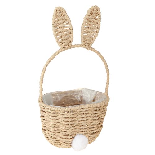 Floristik24 Cesta de Pascua con motivo de conejito, decoración natural de Pascua para el festival de primavera, 32 cm