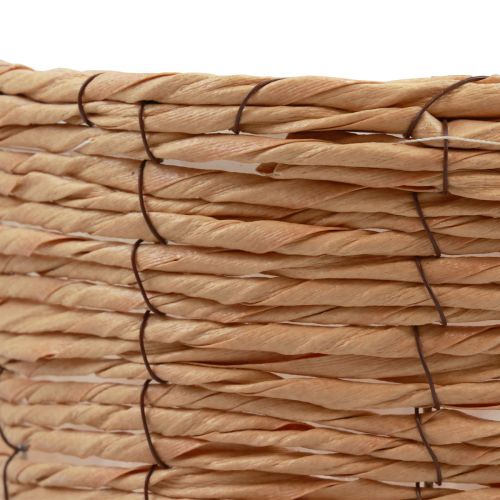 Artículo Cesta con asa cesta para plantas cesta regalo artificial 31×23×36cm