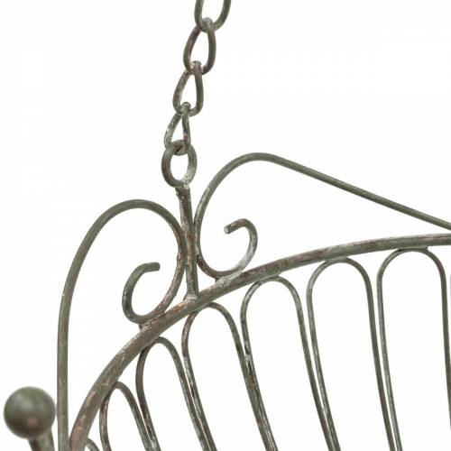 Floristik24 Cesta de flores cesta de plantas decorativa óxido metal blanco lavado Ø28/22cm juego de 2