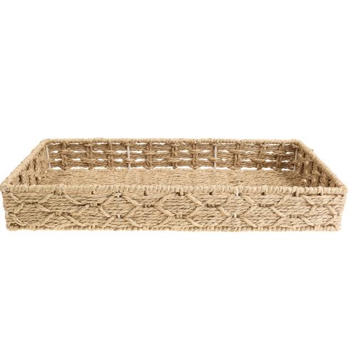 Artículo Bandeja cesta bandeja decorativa cesta natural 41/33/25cm juego de 3