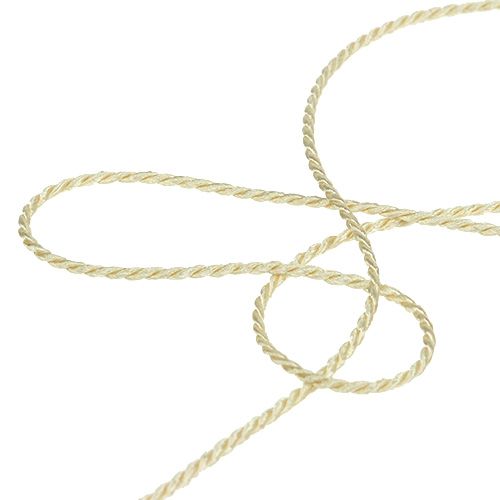 Floristik24 Cordon Crema 2mm 50m