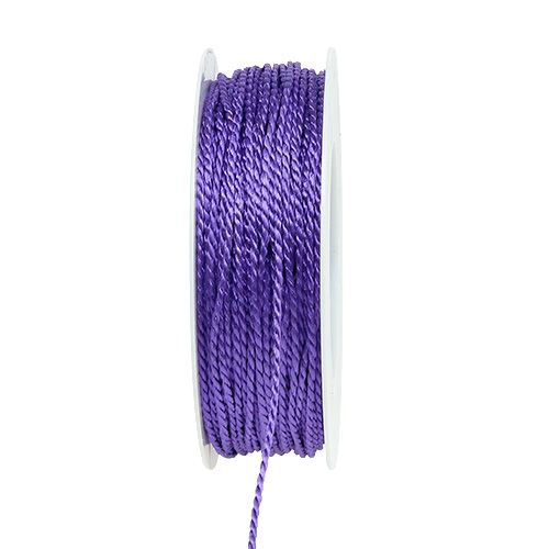 Floristik24 Cordón Morado 2mm 50m