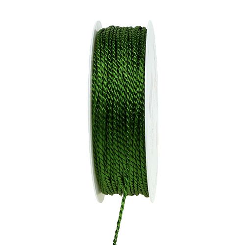 Floristik24 Cordón verde musgo 2mm 50m