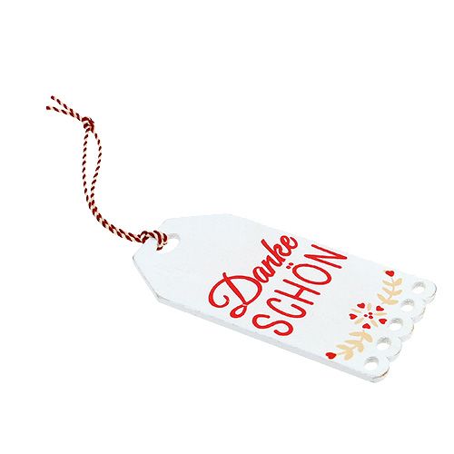 Floristik24 Cordón marrón-blanco 1mm 25m