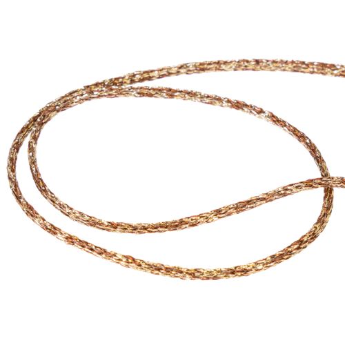 Cordón decorativo brillante en rollo para manualidades y decoración, 3 mm de grosor, 20 m de largo. | Floristik24.es