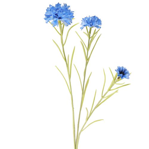Acianos artificiales azules flores artificiales verano 85cm 3 piezas