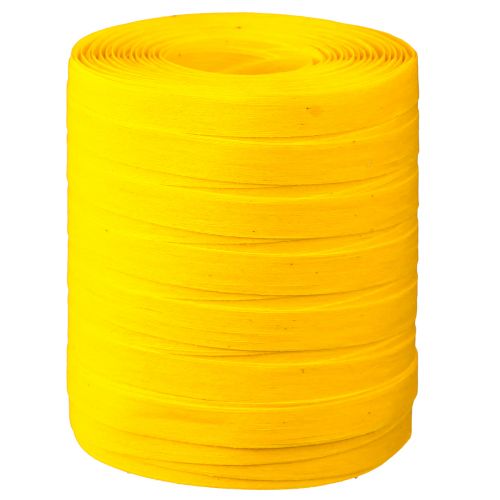 Artículo Cinta rizadora cinta de regalo algodón amarillo 10mm 100