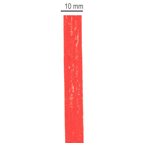 Cinta rizada roja, envoltorio de regalo sostenible, rollo de 10 mm y 100 m. | Floristik24.es