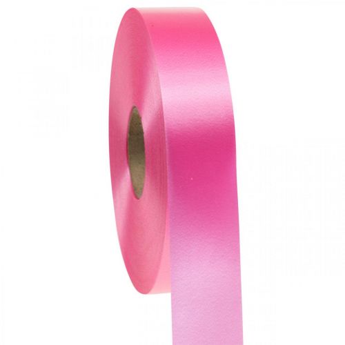 Floristik24 Cinta decorativa cinta rizadora rosa 30mm 100m