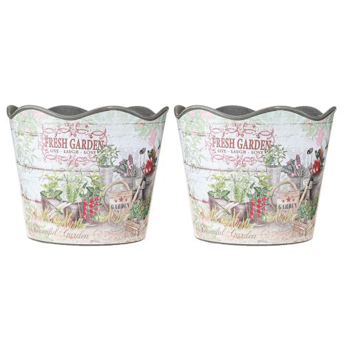 Artículo Maceta para hierbas Plástico Fresh Garden A13,5cm 2pzs