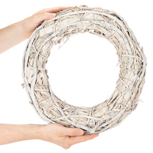 Guirnalda de ramas para puerta, decoración grande de 40 cm. | Floristik24.es