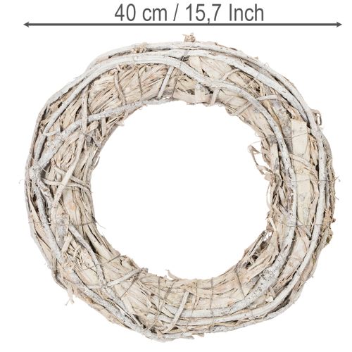 Guirnalda de ramas para puerta, decoración grande de 40 cm. | Floristik24.es