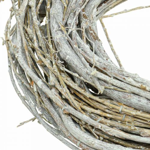 Floristik24 Guirnalda guirnalda de puerta de sauce corona de sauce guirnalda decorativa naturaleza Ø30cm
