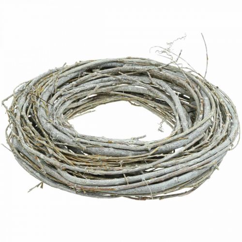 Floristik24 Guirnalda guirnalda de puerta de sauce corona de sauce guirnalda decorativa naturaleza Ø30cm