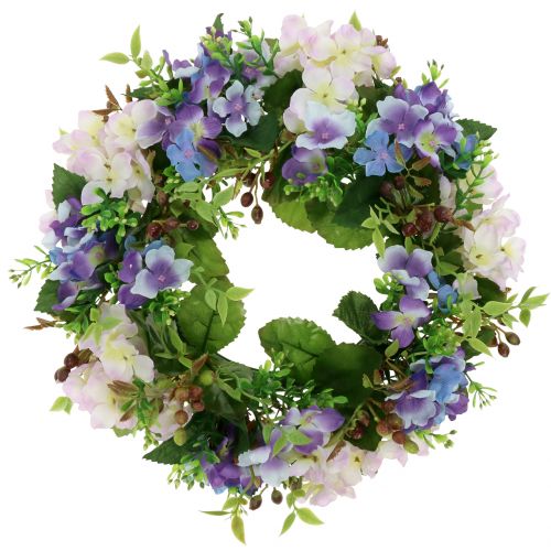 Guirnalda Hortensia/Frutos Morado Ø30cm