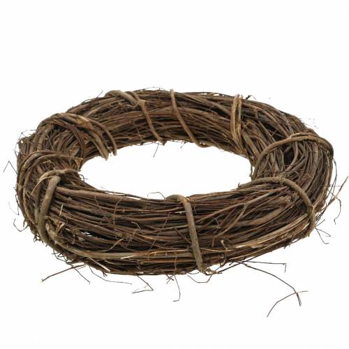 Floristik24 Guirnalda decorativa sauce Ø25cm guirnalda de puerta natural o guirnalda de pared