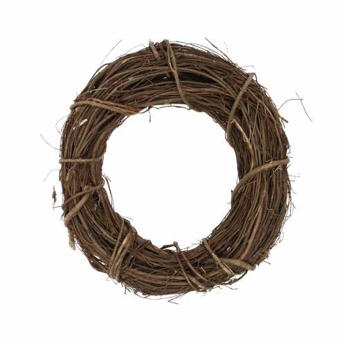Floristik24 Guirnalda decorativa sauce Ø25cm guirnalda de puerta natural o guirnalda de pared