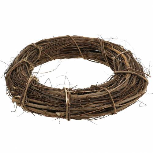 Floristik24 Guirnalda decorativa sauce Ø30cm guirnalda de puerta natural o guirnalda de ventana