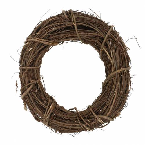 Floristik24 Guirnalda decorativa sauce Ø30cm guirnalda de puerta natural o guirnalda de ventana