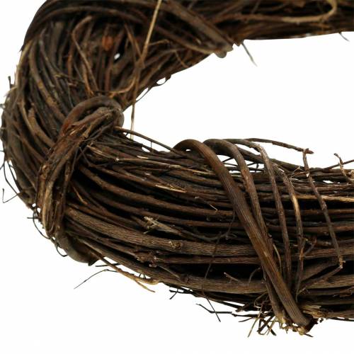 Floristik24 Guirnalda decorativa sauce Ø20cm guirnalda de puerta natural o guirnalda de pared