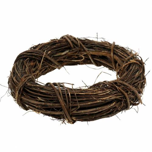 Floristik24 Guirnalda decorativa sauce Ø20cm guirnalda de puerta natural o guirnalda de pared