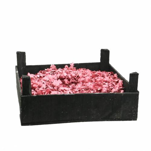 Floristik24 Corona de hojas de roble rosa encerado Ø38cm