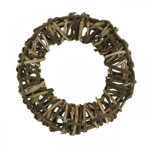 Floristik24 Guirnalda de vid Ø30cm guirnalda decorativa vid corona de puerta natural