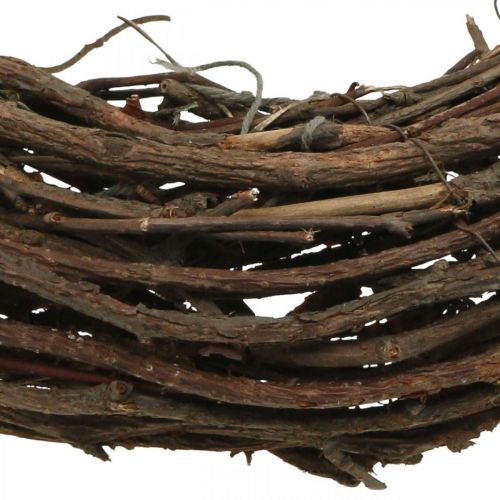 Floristik24 Guirnalda de vid Ø35cm guirnalda decorativa natural marrón