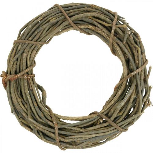 Floristik24 Corona decorativa hecha de ramas naturales Ø40cm corona natural