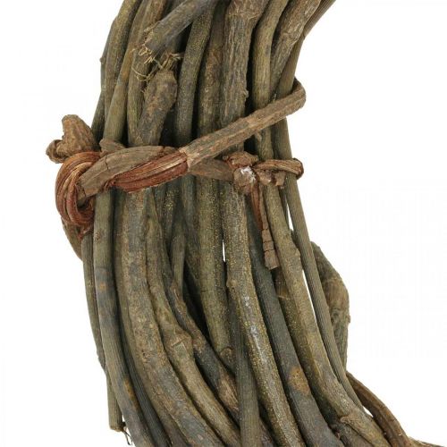 Artículo Corona decorativa hecha de ramas naturales Ø40cm corona natural