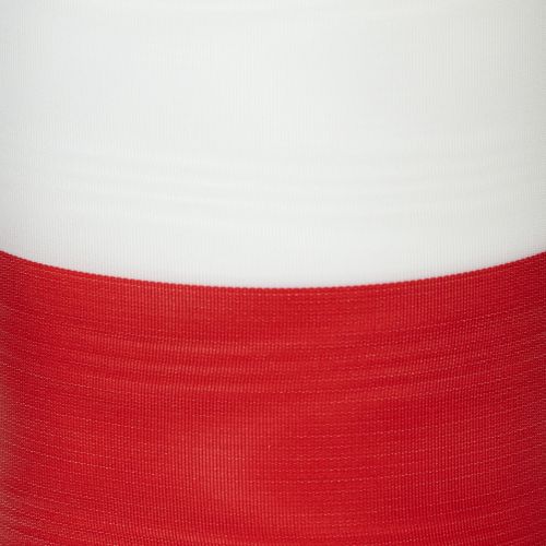 Cintas de corona moiré blancas y rojas de 100 mm | Floristik24.es