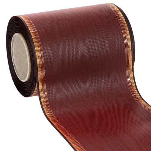 Cinta para corona Burdeos Moiré cinta decorativa 125mm comprar | Floristik24.es