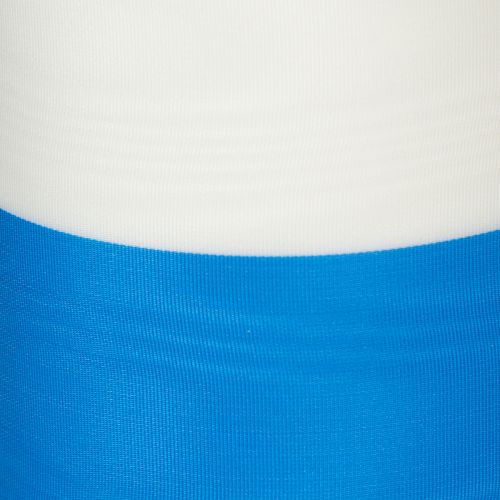 Cinta decorativa de tafetán azul y blanco con efecto moiré, 100 mm. | Floristik24.es
