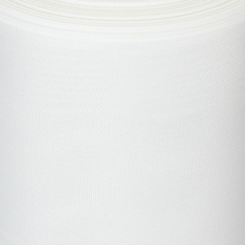 Cinta de corona blanca, 200 mm de ancho, rollo de 25 m, cinta de luto, cinta de lazo, cinta decorativa para floristería funeraria y ocasiones especiales. | Floristik24.es
