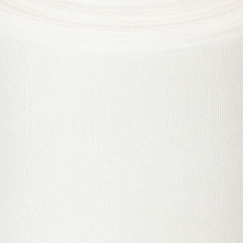 Artículo Cinta blanca para coronas, de alta calidad, 75 mm x 25 m: cinta decorativa para floristería y servicios funerarios, ideal para impresión.