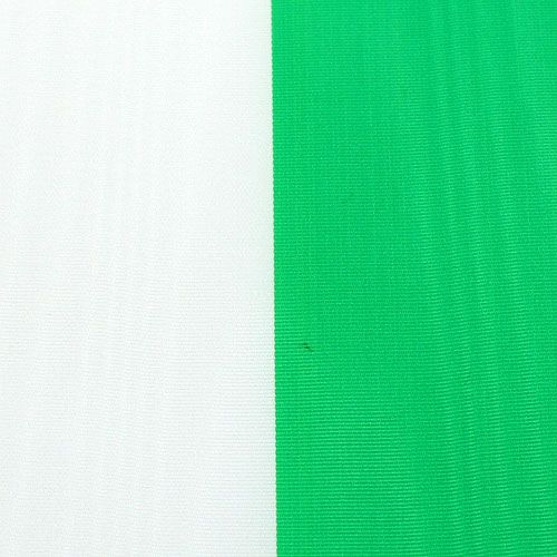 Artículo Corona cintas muaré verde-blanco 150mm 25m