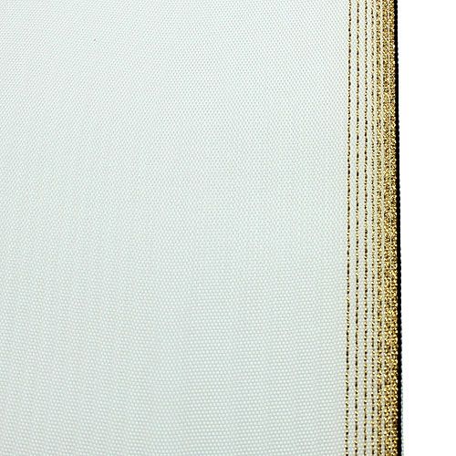 Artículo Cinta para corona Moiré 125 mm, blanca