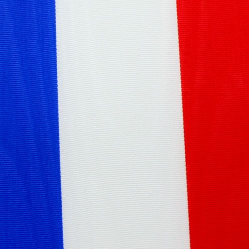 Artículo Guirnalda de cintas muaré azul-blanco-rojo 100 mm