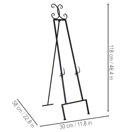 Artículo Portacoronas decorativo con base estable, perfecto como accesorio versátil, 118 cm