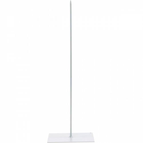 Floristik24 Soporte para guirnalda Soporte para guirnalda de metal blanco Al.30cm