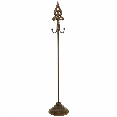 Artículo Soporte para corona soporte para corona aspecto óxido envejecido 4 ganchos 76cm
