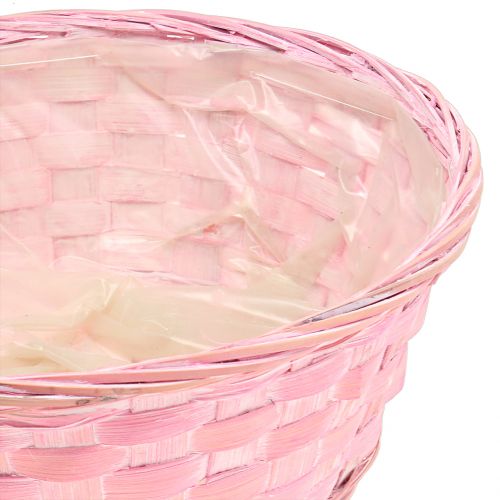 Artículo Cesta para patatas redonda lila/blanco/rosa Ø25cm 6uds