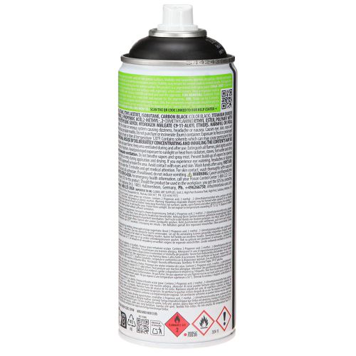 Artículo Spray de tiza negro Montana 400 ml