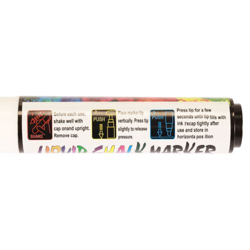 Artículo Rotulador de tiza rotulador negro soluble en agua 3mm 1 pieza