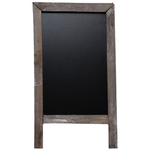 Artículo Pizarra doble tablero de madera soporte vintage 18x32cm