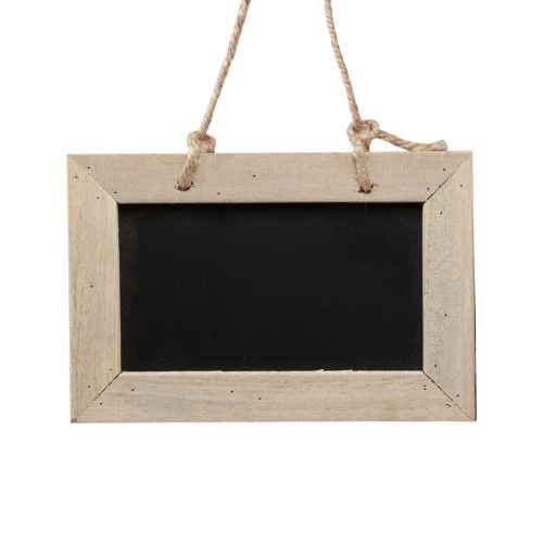 Floristik24 Pizarras para colgar tablero de madera natural 15x10cm 5ud